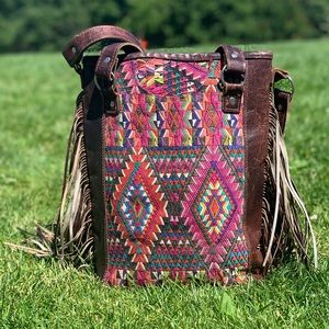 Nena & Co. Vintage Fringe Bag